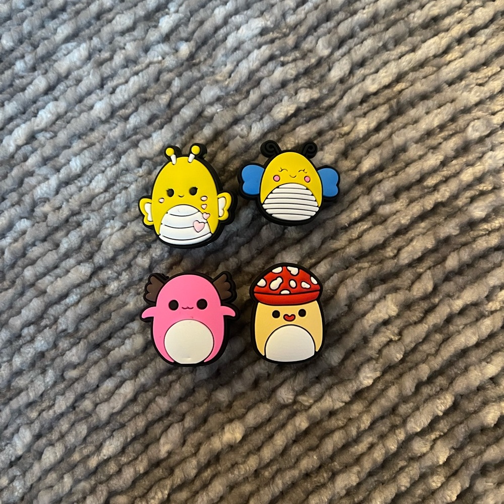 Squishmallow croc charms